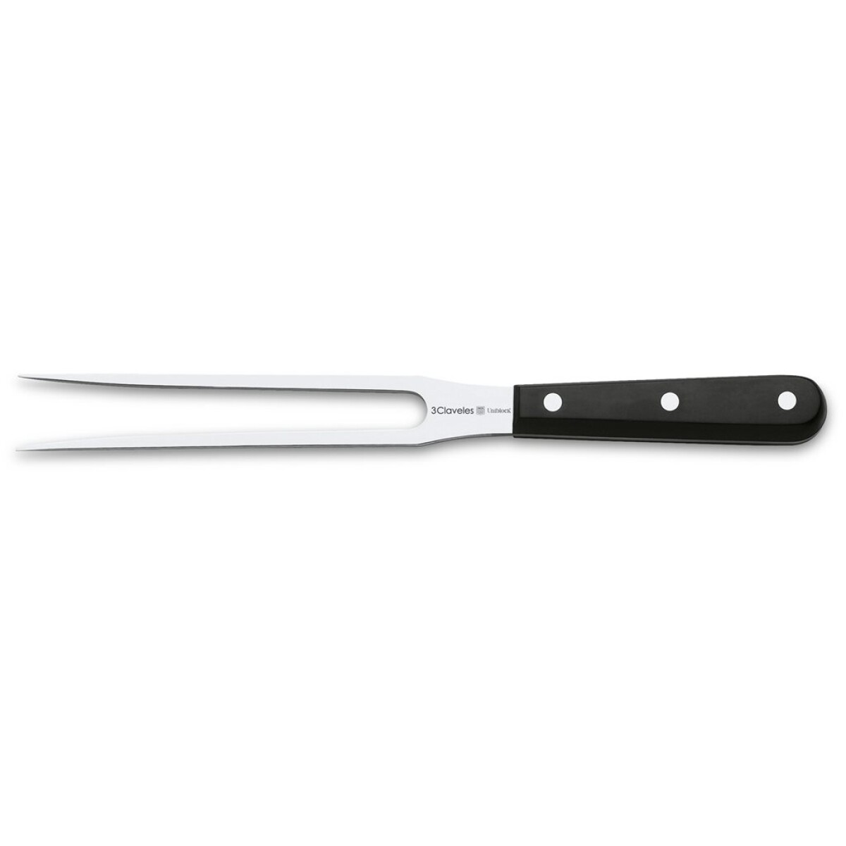 TENEDOR TRINCHANTE UNIBLOCK 20 cm - 8" D 3CLAVELES 