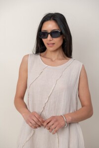 VESTIDO TIALLI Beige