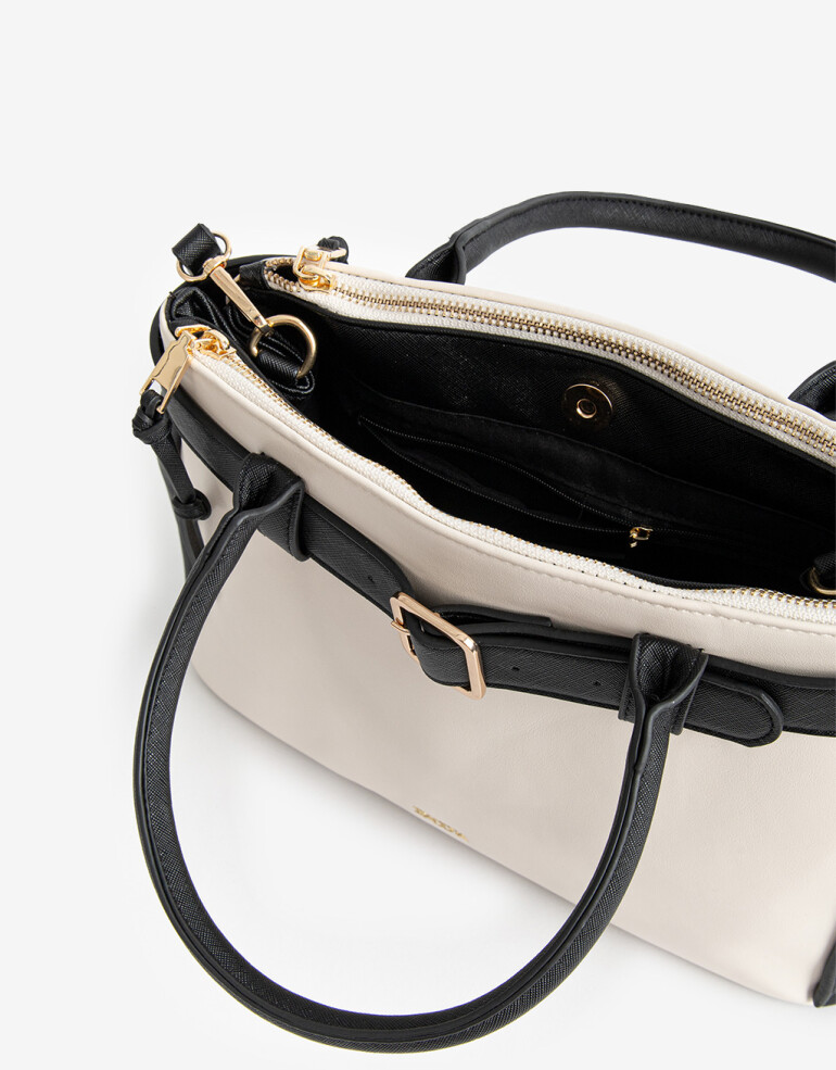 City Cartera Formato City - Combinacion Bicolor