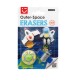 Goma de borrar space 4pcs diseño 1