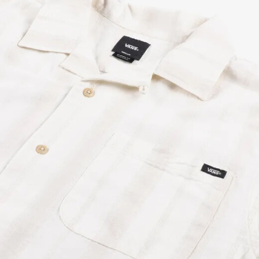 Camisa Vans Carnell Ss Woven - Blanco Camisa Vans Carnell Ss Woven - Blanco