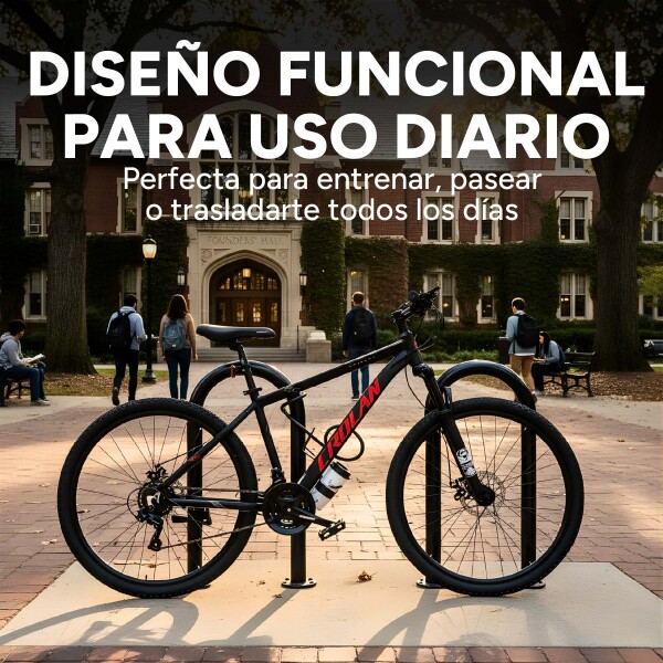 Bicicleta Crolan Montaña Rod 27.5 Freno Disco 21 Vel Shimano Negro 1