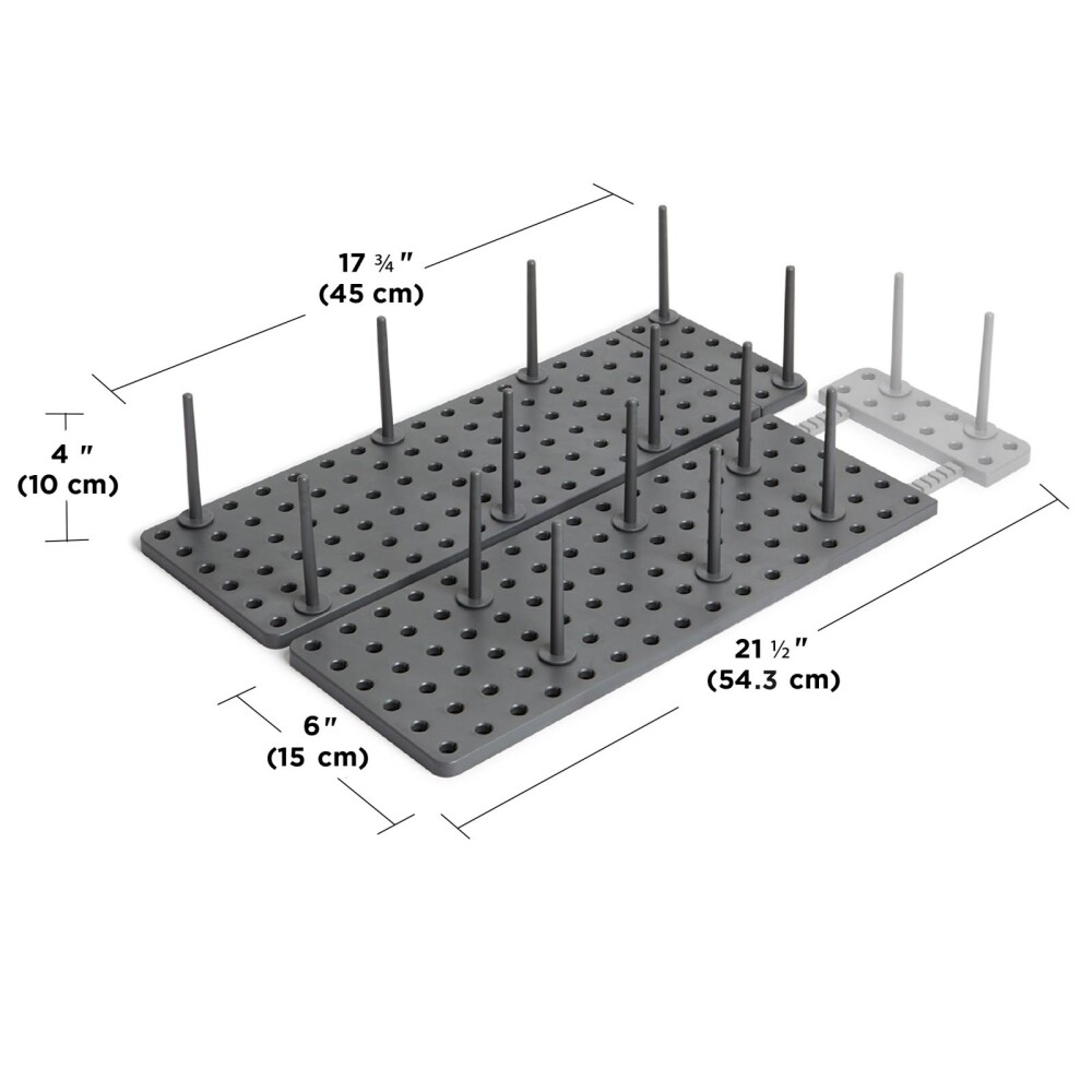 ESCURRIDOR PLASTICO GRIS PEGGY