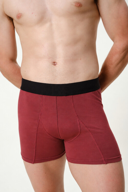 Boxer Algodón Bordo