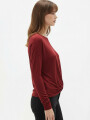 Remera Flea Bordeaux Oscuro