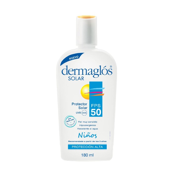 DERMAGLOS SOLAR NIÑOS FPS 50 EMULS. POMO única