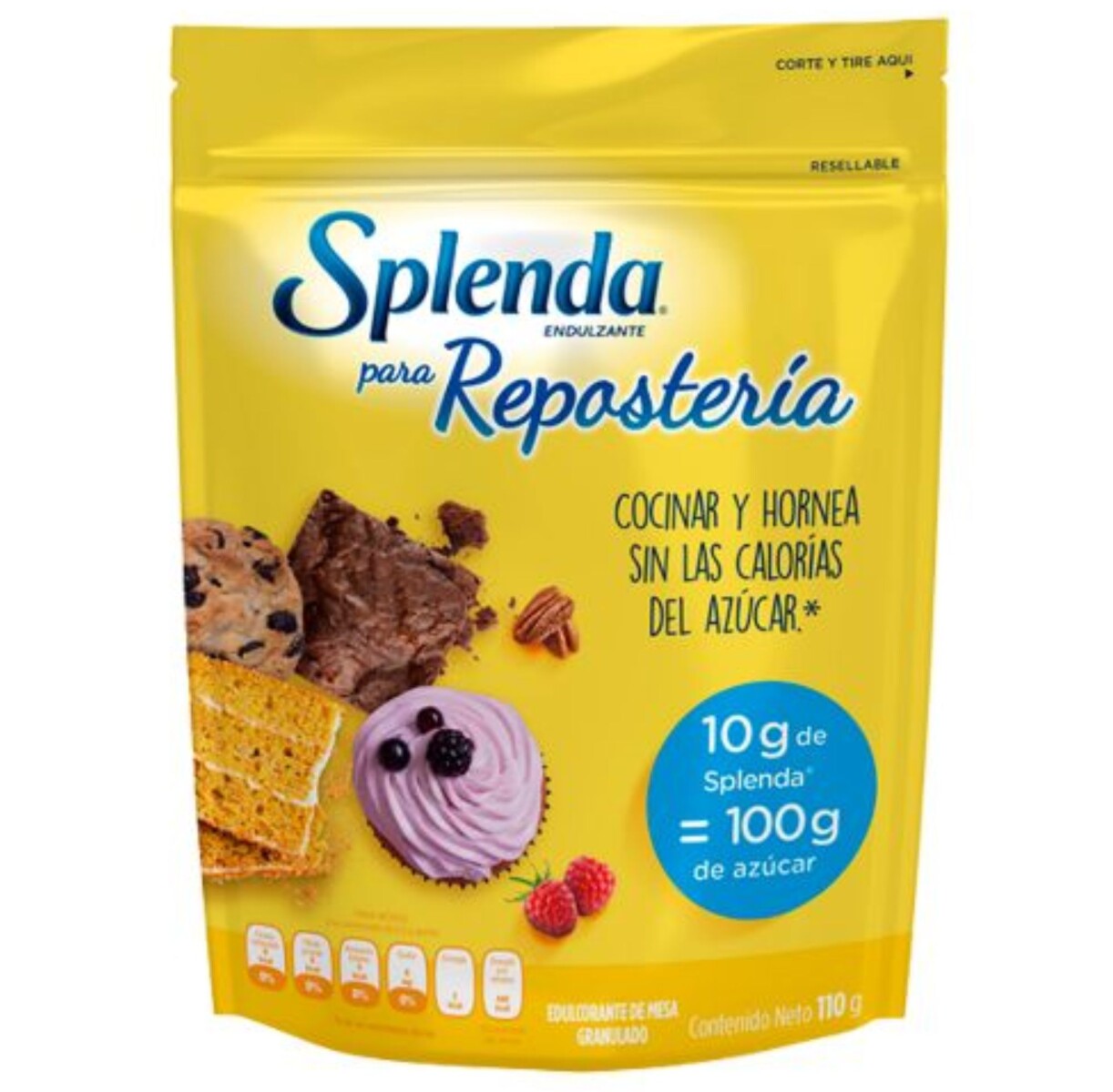 Edulcorante granulado repostero 110g Splenda 