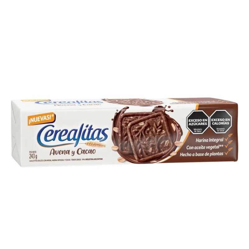 Cerealitas Avena Y Cacao 243g Cerealitas Avena Y Cacao 243g