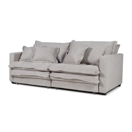 Sofá Cama Winter - Tela Microfibra 12074 (Gris)