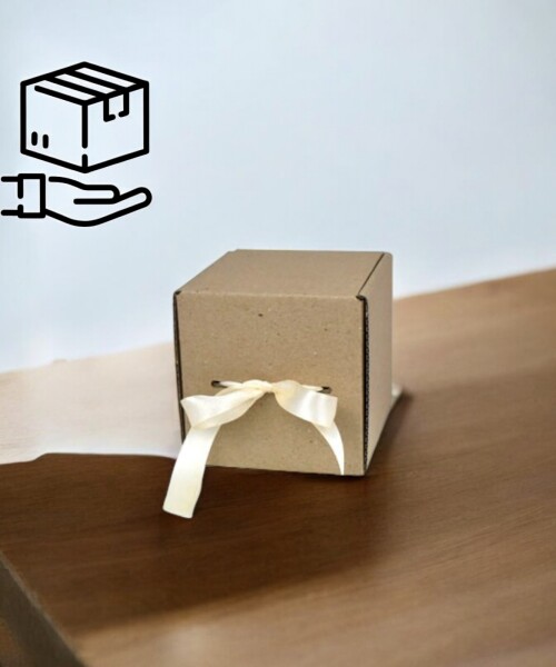 Caja aleta simple 11x11x11 cm MADERA