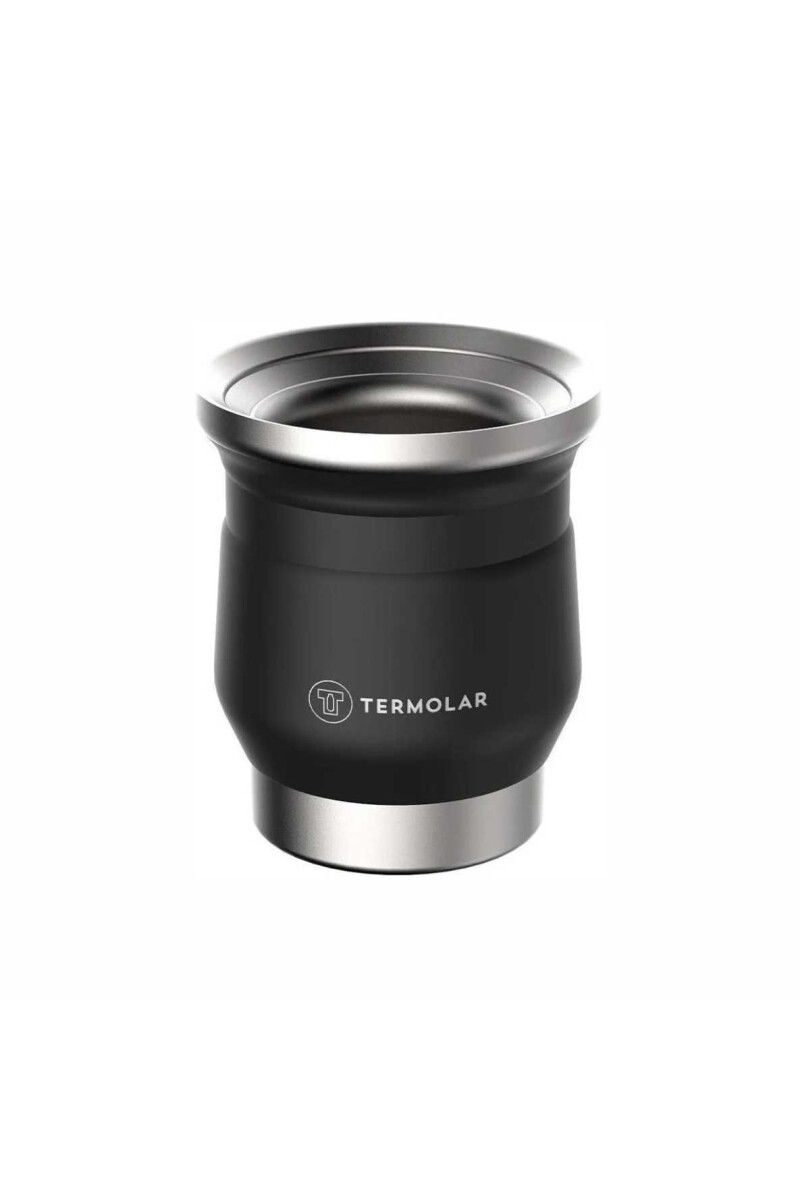 TERMOLAR - MATE (GUAMPA)  250ML - NEGRO TERMOLAR - MATE (GUAMPA)  250ML - NEGRO