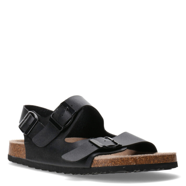 Sandalia de Mujer Miss Carol STRAPS con tira trasera Negro