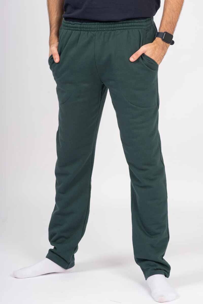 PANTALON HERING UNISEX RECTO C/FELPA E50A Verde