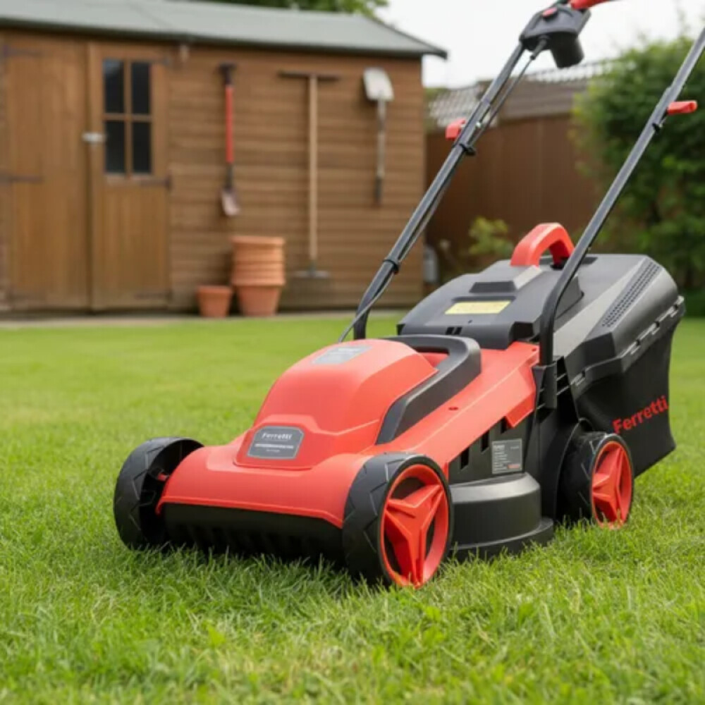 CORTADORA DE CESPED ELECTRICA 220V -1300W verde