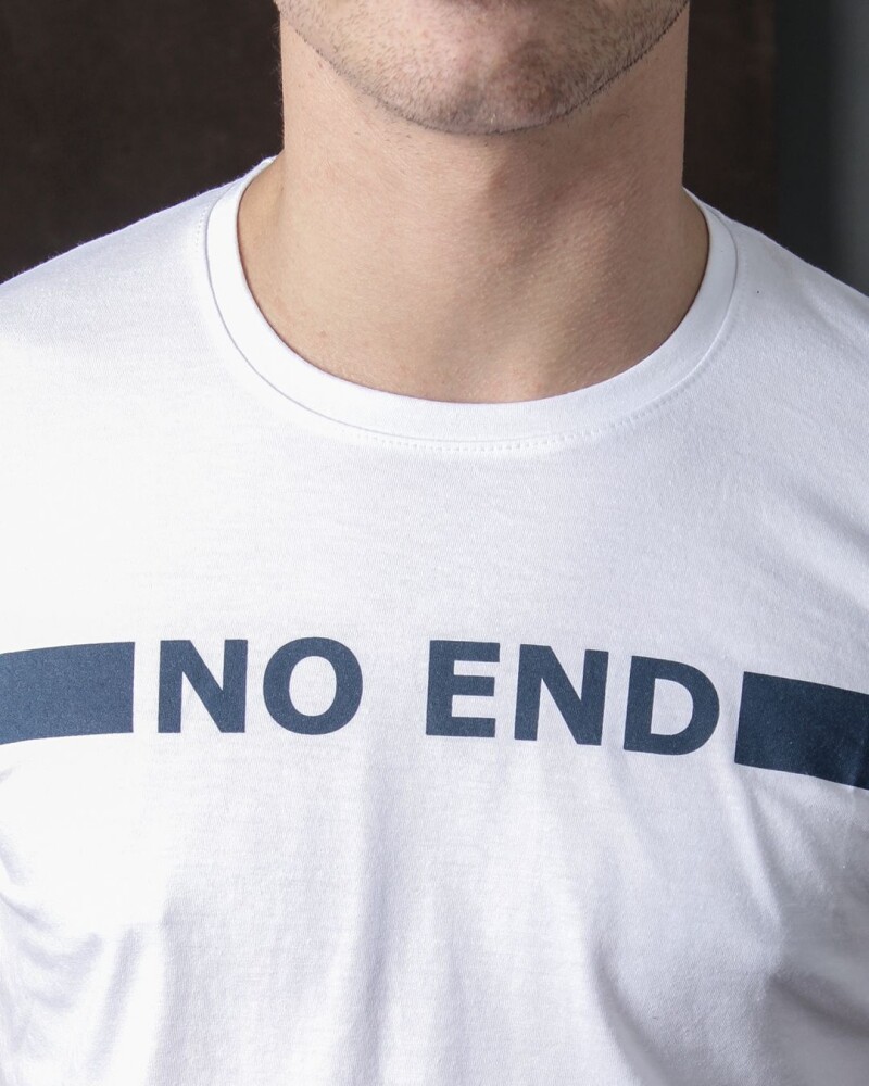 Remera Linea No End BLANCO