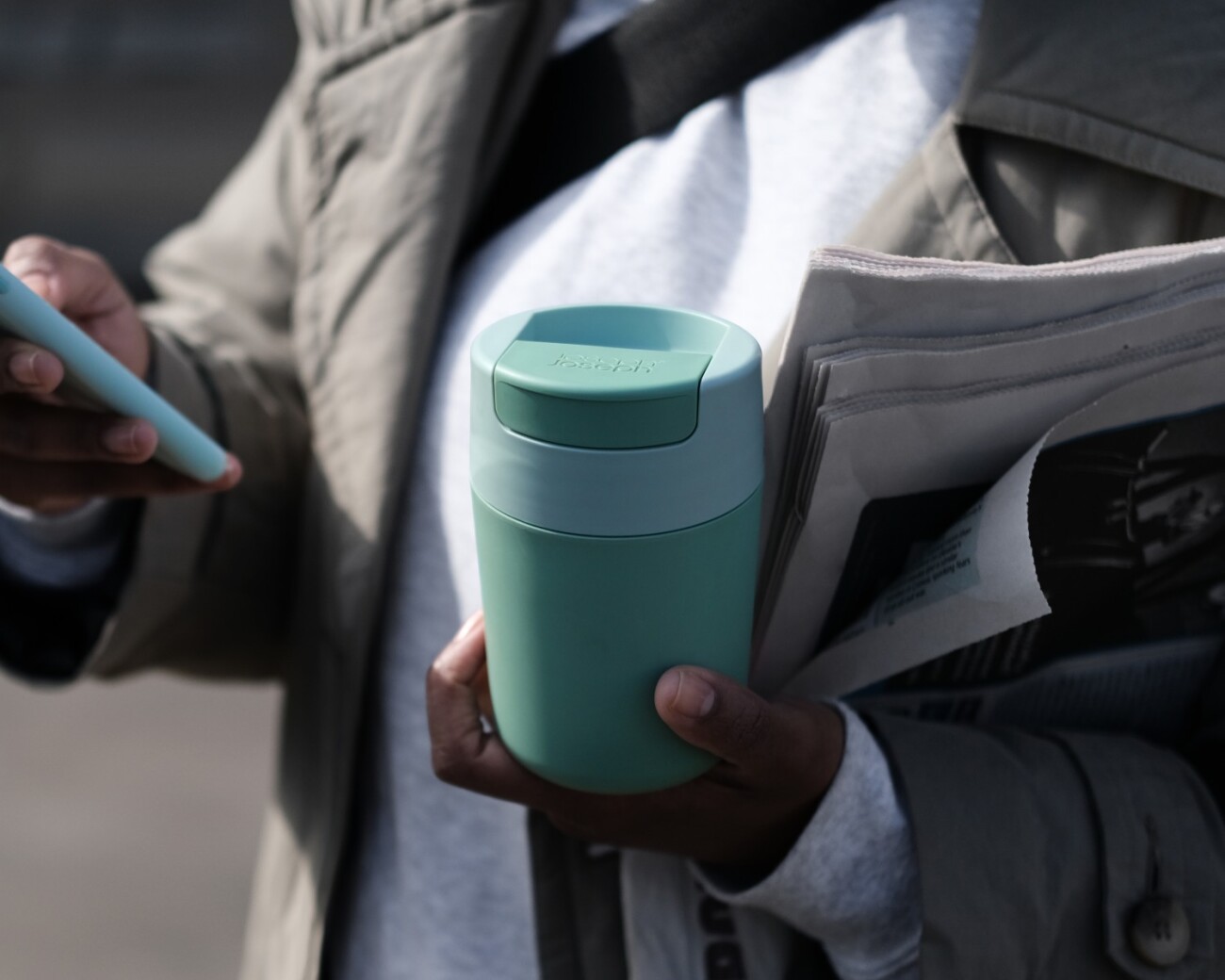 Vaso Antiderrame Reutilizable Joseph Joseph Sipp™ 340 ml Vaso Antiderrame Reutilizable Joseph Joseph Sipp™ 340 ml
