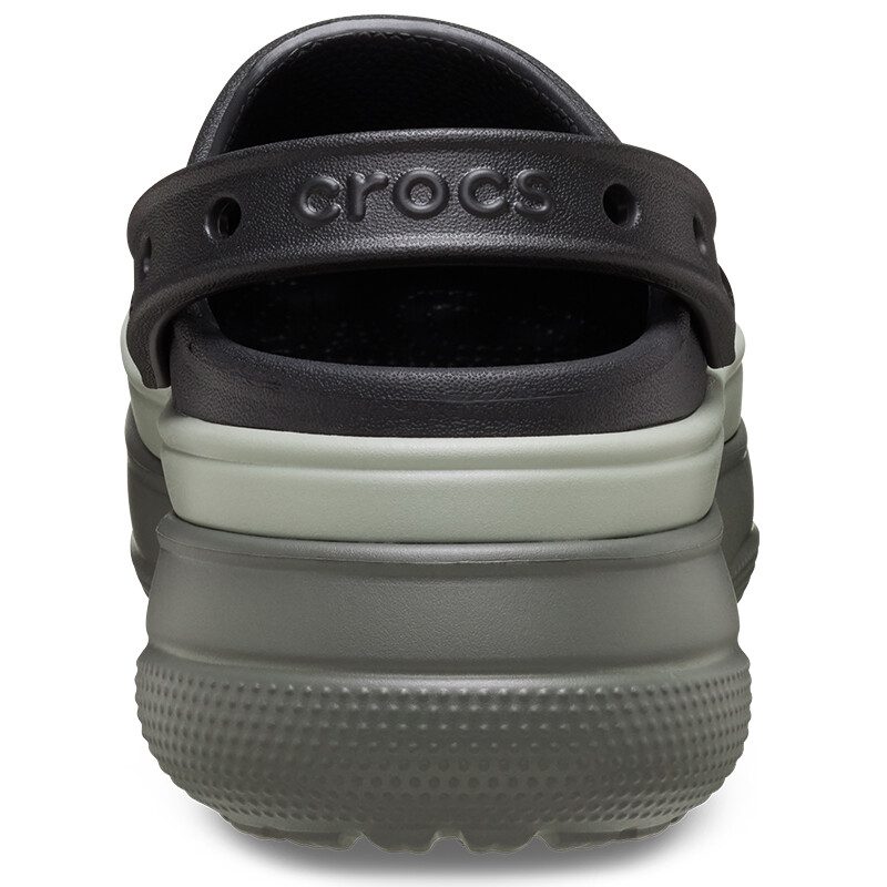Classic Stacked Clog Negro