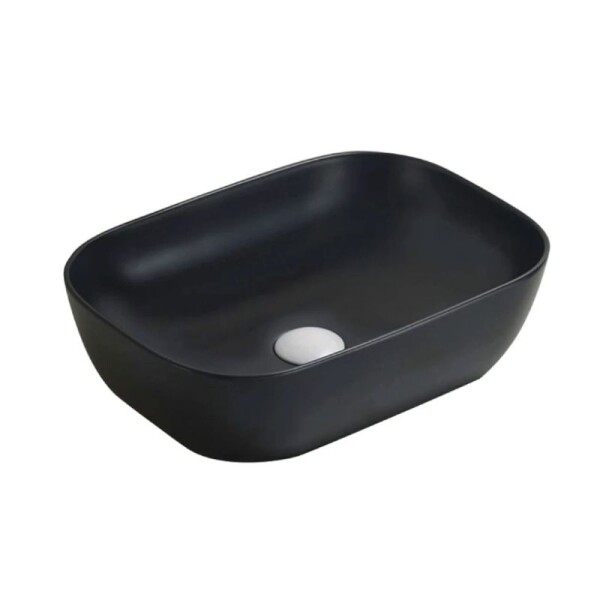 BACHA DE APOYO RECTANGULAR 45.5 X 32 X 13.5 CM NEGRO MATE - AQUALIA BACHA DE APOYO RECTANGULAR 45.5 X 32 X 13.5 CM NEGRO MATE - AQUALIA