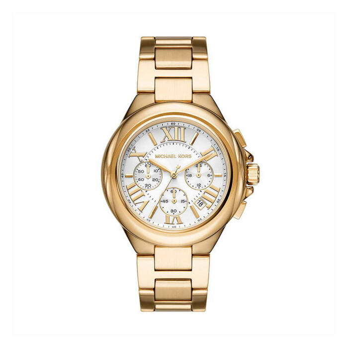 Reloj Michael Kors con Malla Enchapada y Esfera Redonda Reloj Michael Kors con Malla Enchapada y Esfera Redonda