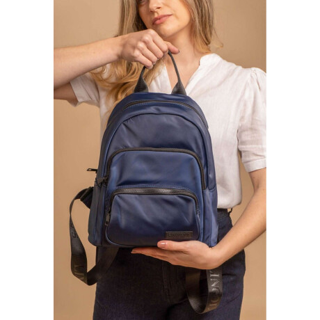 Mochila Flor De Loto Azul Noche