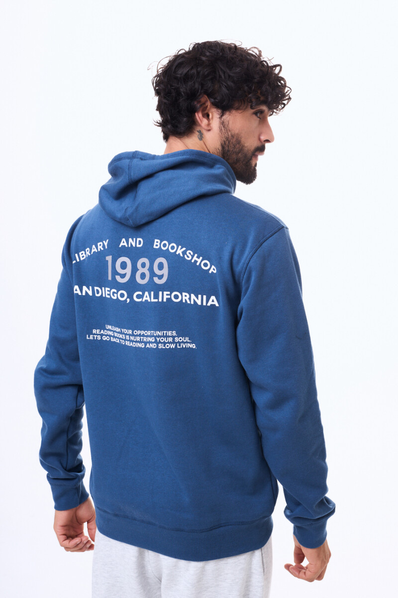 Buzo de felpa Pals Azul