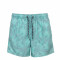 Short de baño estampado verde