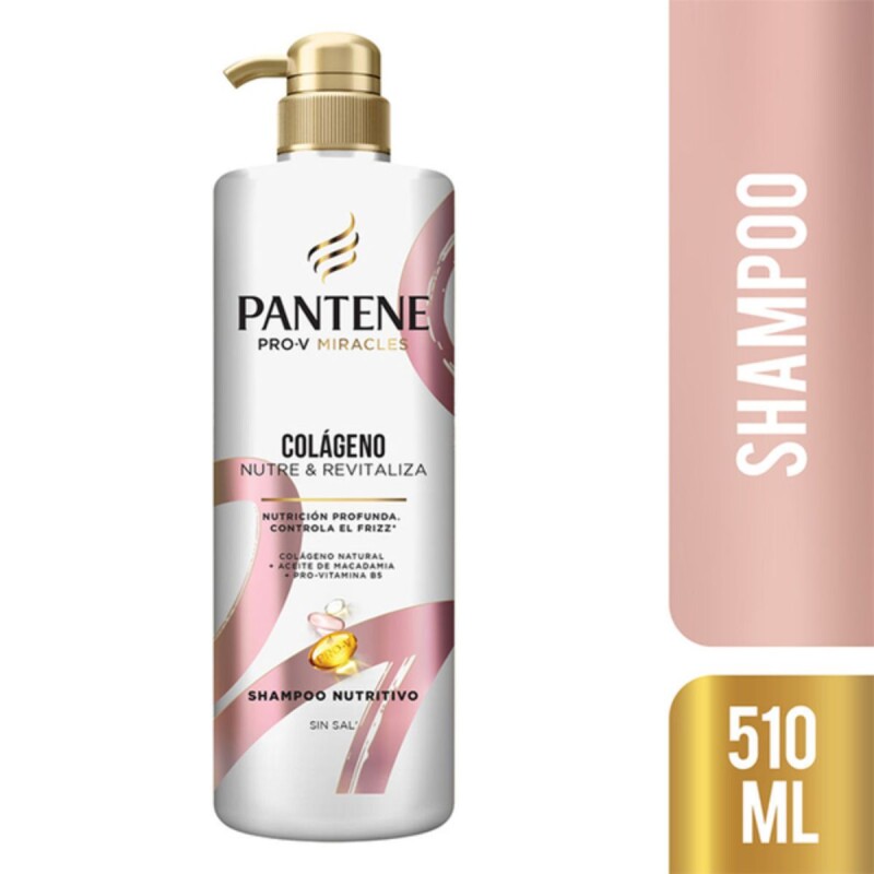 Shampoo Pantene Colágeno Nutre & Revitaliza 510 ML