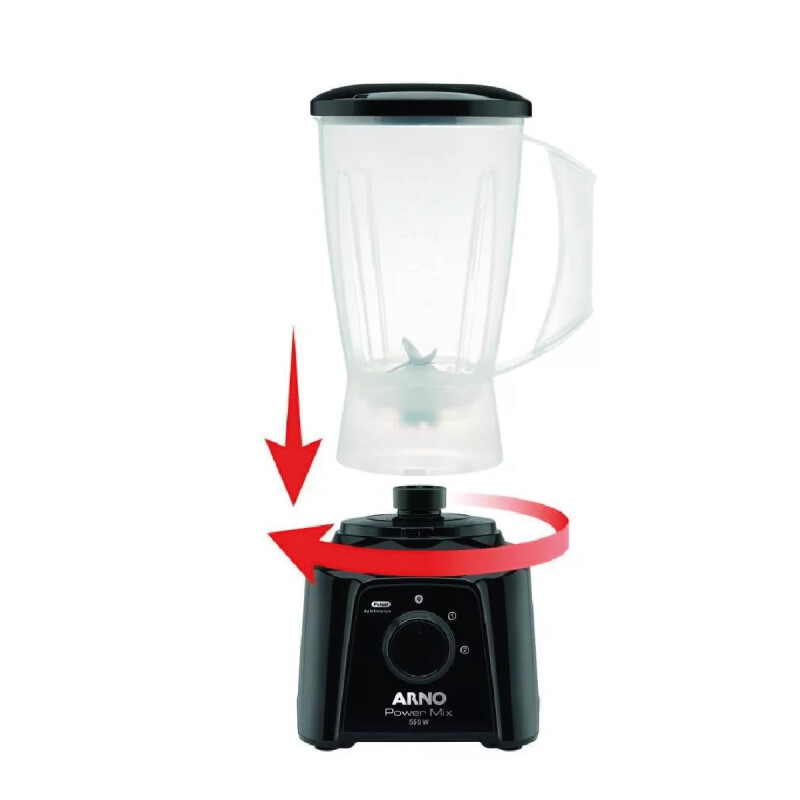 Licuadora Power Mix ARNO 550W y 2 velocidades Licuadora Power Mix ARNO 550W y 2 velocidades