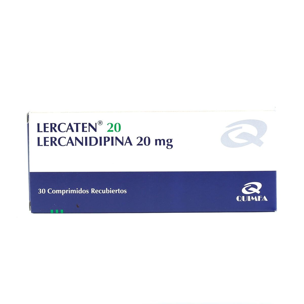 LERCATEN 20 MG. CJ X 30 COMP. 