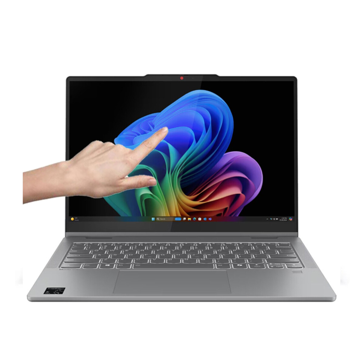 Notebook Lenovo Convertible 14Q8X9. Snapdragon X Plus X1P-42-100. RAM 16GB. Disco Sólido 1TB. Pantalla Táctil 14" OLED. Win11 