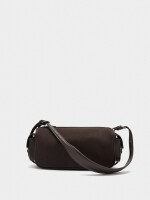 Bolso De Hombro Rectangular marron
