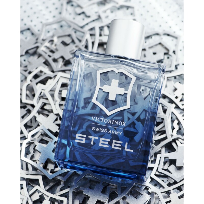 Perfume Victorinox Swiss Army Steel EDT 100ml Para Hombre Aroma Fresco Amaderado Perfume Victorinox Swiss Army Steel EDT 100ml Para Hombre Aroma Fresco Amaderado