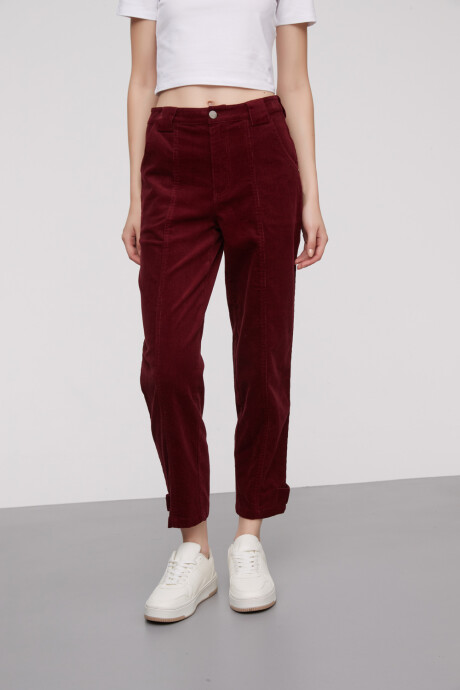 Pantalon Espar Bordeaux Oscuro