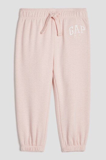 Pantalón Deportivo Logo Gap Sin Felpa Bebé Misty Rose