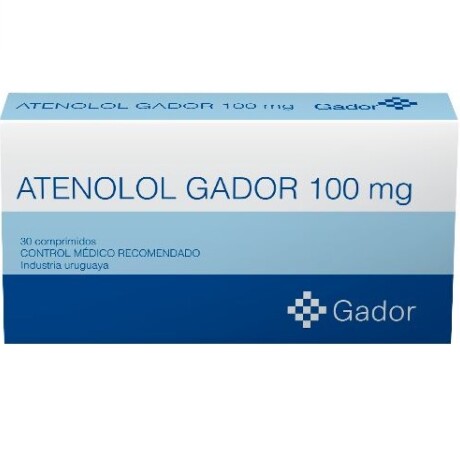Atenolol Gador 100mg 30 Comprimidos Atenolol Gador 100mg 30 Comprimidos