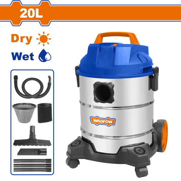 ASPIRADORA 20L 1200W WADFOW SECO HUMEDO WVR4A20 ASPIRADORA 20L 1200W WADFOW SECO HUMEDO WVR4A20