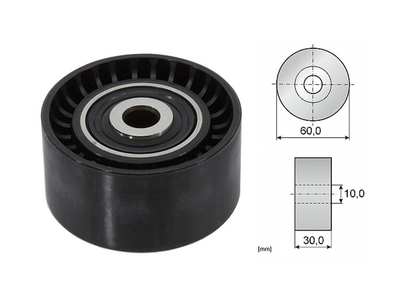 Tensor Guia Correa Dist. Citroen C3/Berlingo/C4 Ford Ecosport GWM Wingle 6/Wingle 7/Wingle 5 Peug Partner/307/206 03-25 
