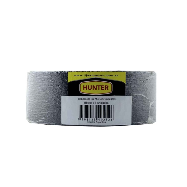 LIJA EN BANDA 75X457MM G100 HUNTER Lija En Banda 75x457mm G100 Hunter