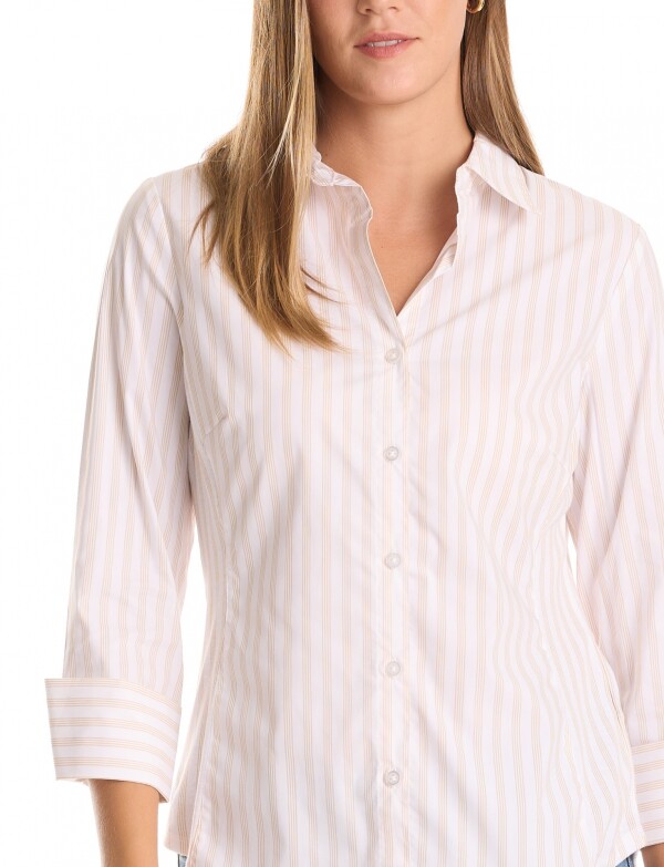 Camisa Lineas MULTI/BEIGE
