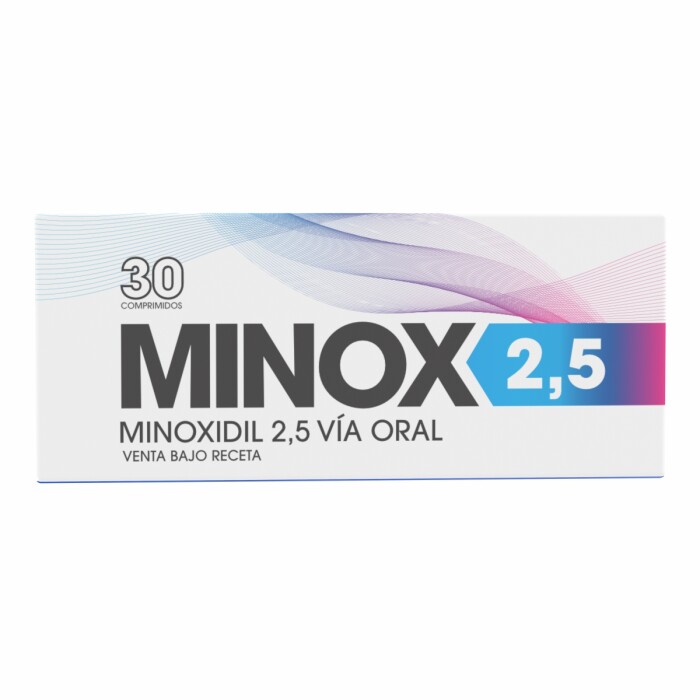 MINOX 2,5 MG. CJ X 30 COMP única