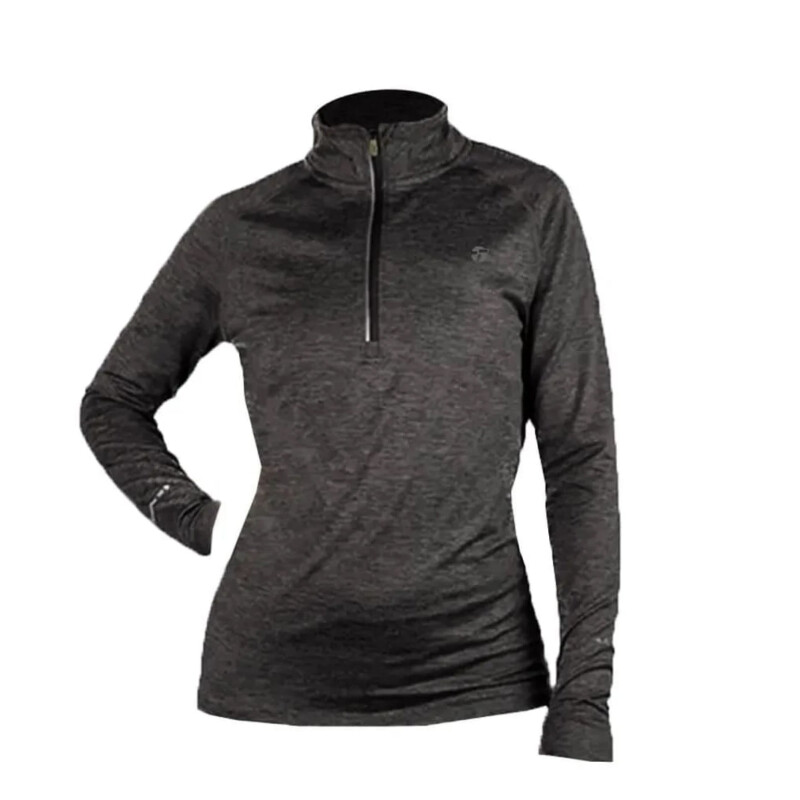 Buzo de Mujer Topper Running Layer Negro Melange