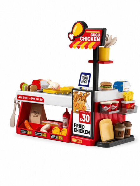 MINI TIENDA DE POLLO FRITO ROJO