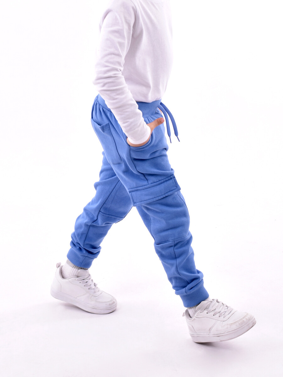 PANTALON CARGO ROY - AZUL 