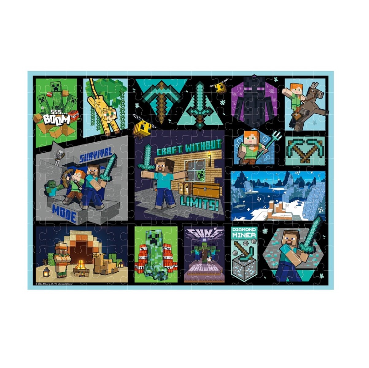 Puzzle Minecraft 1000 piezas 