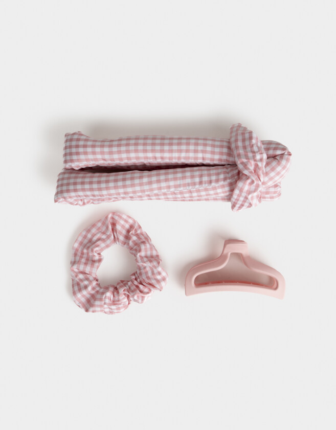 Accesorios Pelo Set Hair Care Set De Rizador De Pelo - Rosa Polvo