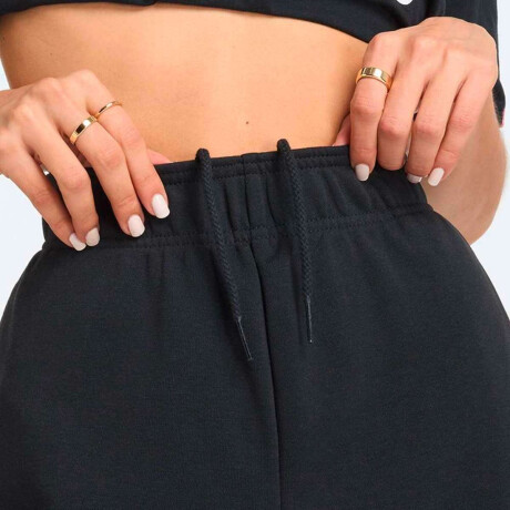 Pantalón Largo Sport Essentials French Terry Jogger de Mujer Negro