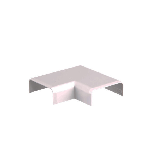 Codo plástico 90° blanco para ducto 30x12mm ZO0512