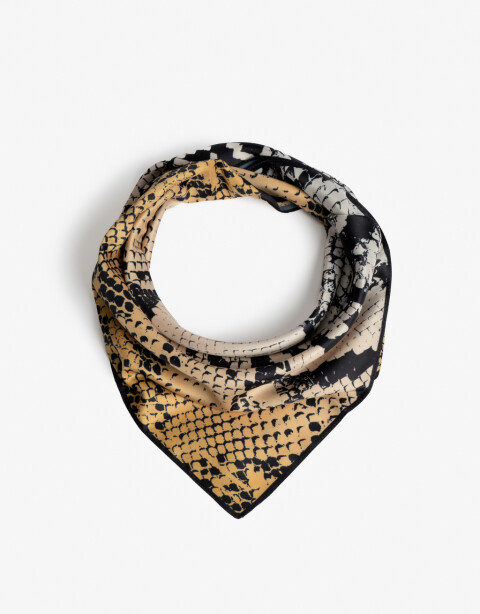 Pañuelos Raso Estampados Varios: Animal Print/Rayado/Flores Pañuelo Estampado Animal Snake - Combinacion Multicolor