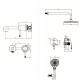 GRIFERIA JUEGO MONOCOMANDO BRUSHED NICKEL BRILLO SIGNATURE GRIS-BRUSHED NICKEL