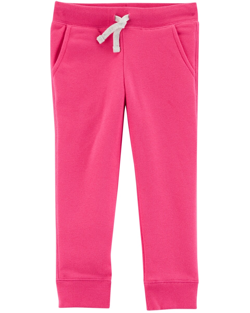 Pantalón deportivo de algodón, rosado 